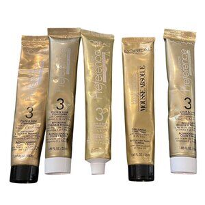 L'oreal Color & Shine Conditioner #3 Lot of 4 + 1 Mousse Absolue Tubes